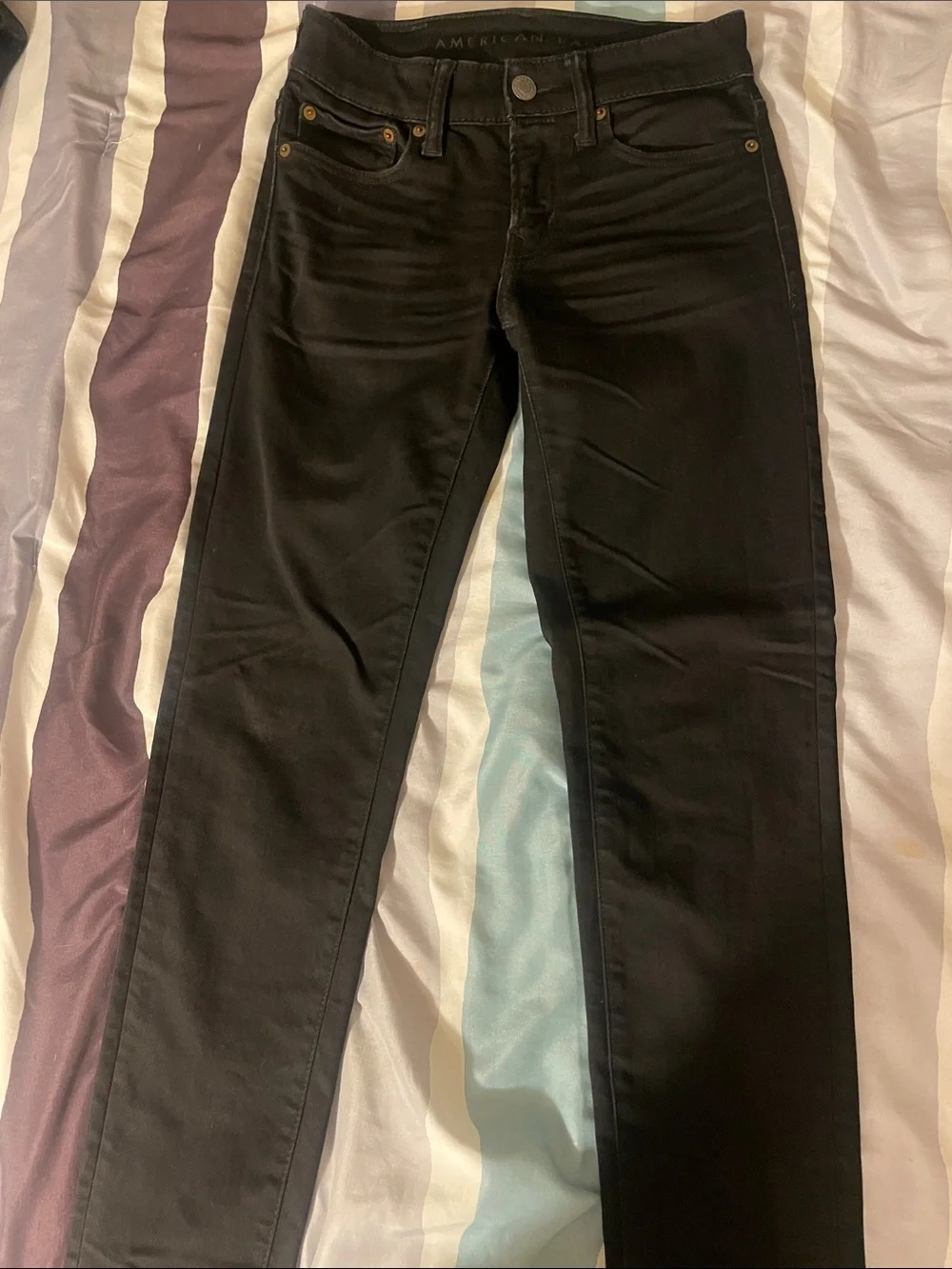 American Eagle Outfitters Men's Skinny Black Jeans